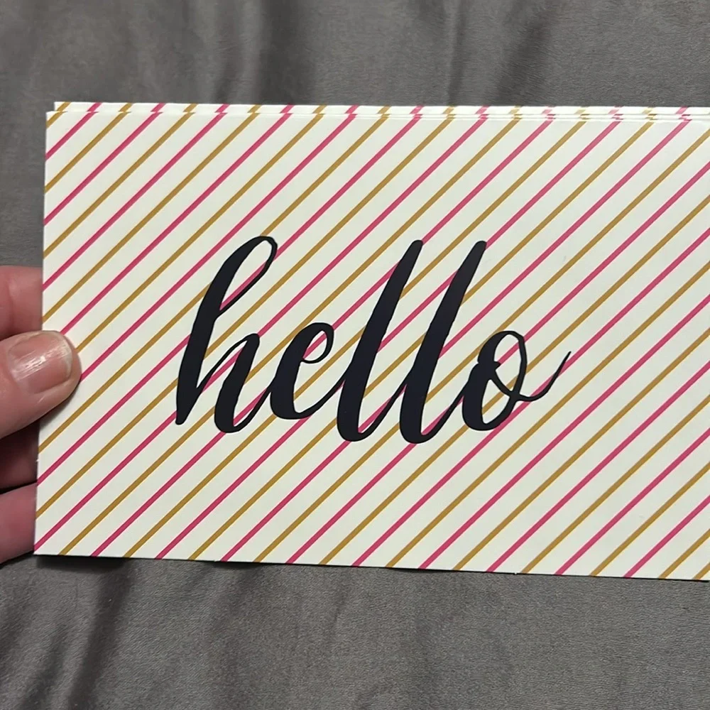 Set of 48 hello cards